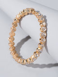 Textured Jewellery Faux Cubic Zirconia Classic Tennis Bracelet Nice Collection