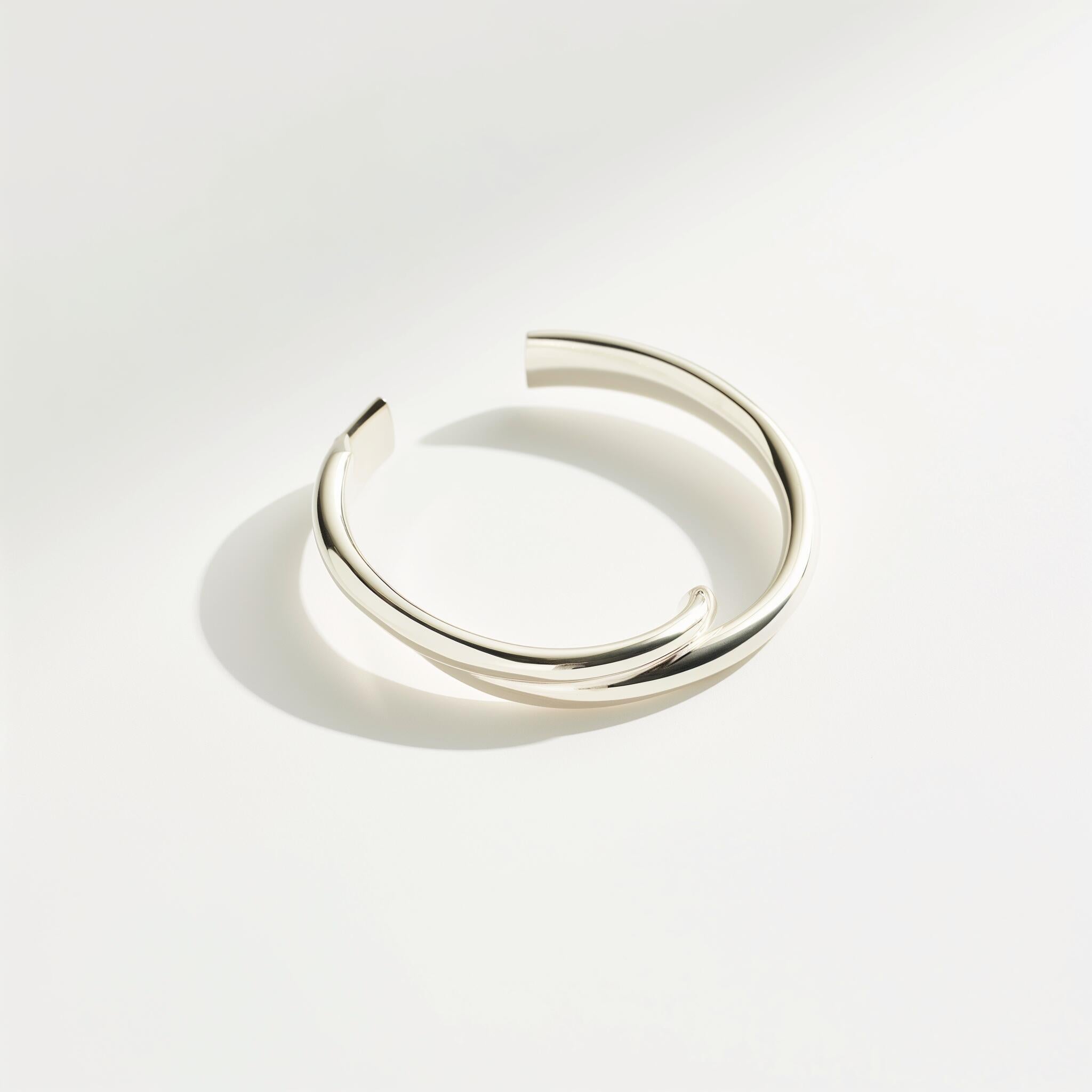 Lunar twist cuffs